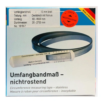 Circumference Measuring Tape, stainless steel