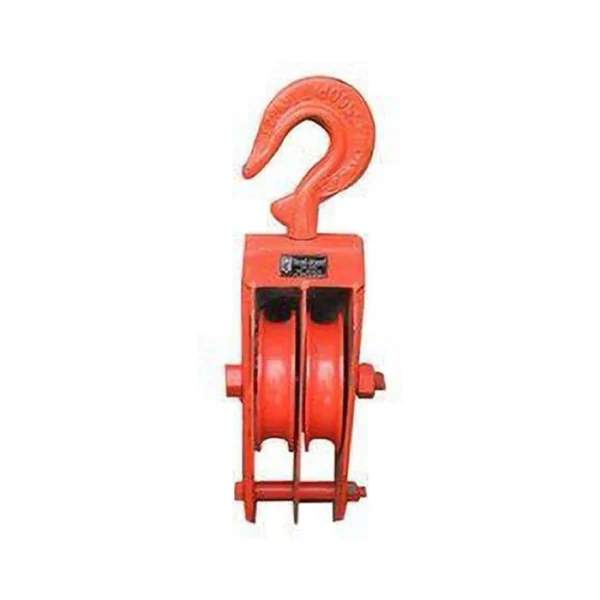 Commercial Pulley Double Sheave Hook Type