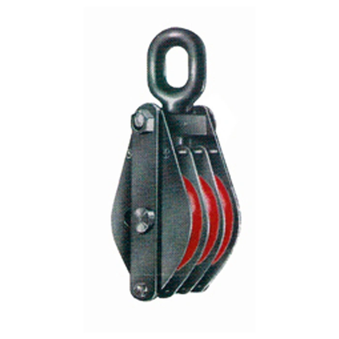 Commercial Pulley Triple Sheave Hook Type